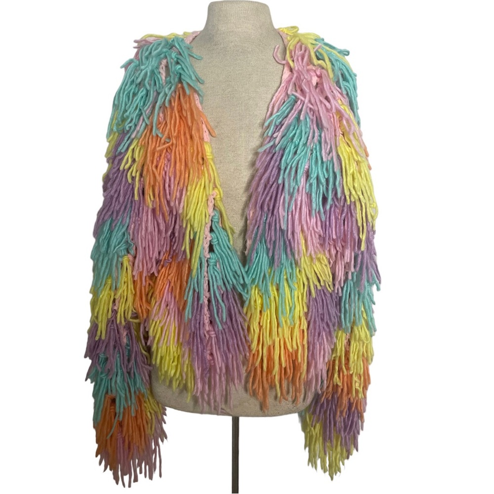 Fringe Pastel Jacket